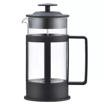 ASI COLLECTION GULFI L 1L Cafetera francesa, Vidrio de borosilicato, Acero inoxidable