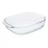 GUARDINI Fuente de vidrio rectangular de borosilicato 38x25,5x7 cm / 3,8 L