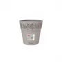 STEFANPLAST Maceta Gaia con plato Ø20x19cm Gris claro