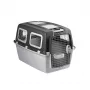 STEFANPLAST Transportín Gulliver 6 Plus para perros grandes 92x64x66 cm Gris oscuro/Gris claro