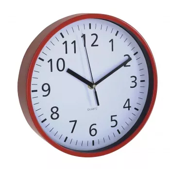 ASI COLLECTION Reloj de pared Ø25,5cm Rojo