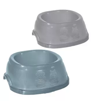 STEFANPLAST Break 5 Comedero y bebedero 3 L Gris/Azul 33x33x13 cm