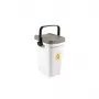 STEFANPLAST Recipiente para almacenar comida para mascotas 7L Blanco/Gris claro