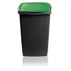 GIOSTYLE Cubo de basura Eco Solution 45L 37x36x53,5cm Gris oscuro/Verde