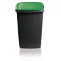 GIOSTYLE Cubo de basura Eco Solution 45L 37x36x53,5cm Gris oscuro/Verde