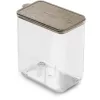GIOSTYLE Caja de almacenamiento rectangular L 1,8L Con.Tengo 15,5x10x17,1cm Gris-Marrón