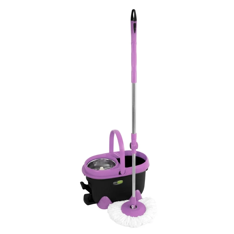 GIOSTYLE Set de limpieza de suelos Love Spin Mop 360° surtido, 4 colores