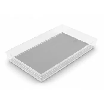 KIS Caja Sistemo Organizer 9 39 x 24 x 5 cm Transparente/Gris claro