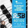 Galli RSB40105 cuerdas para bajo - juego de 4 cuerdas, acero inoxidable, entorchadas redondas, .040-.105, escala larga