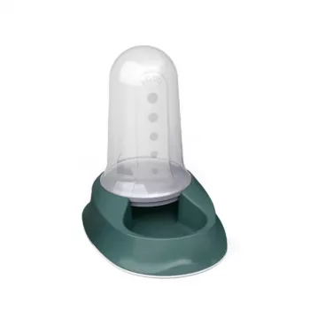 STEFANPLAST Chic Comedero y bebedero automático para mascotas, 2L, Verde