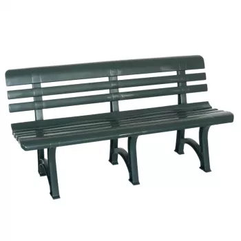 BICA Banco de jardín Olimpia 150x53x77cm verde