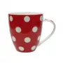 ASI COLLECTION Taza Dots 513 ml roja con puntos blancos