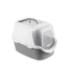 STEFANPLAST Cathy Arenero con cubierta Easy Clean 56x40x40cm blanco/gris