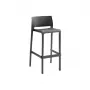 BICA Taburete de bar de jardín Volga Stool 75 50x50x99cm gris