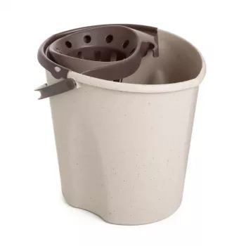 Tatay Ecohome Cubo de basura 12 L con pulsador, gris (151104106)