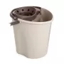 Tatay Ecohome Cubo de basura 12 L con pulsador, gris (151104106)