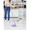 Tatay Ecohome Cubo de basura 12 L con pulsador, gris (151104106)