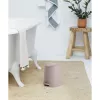 TATAY Cubo de basura con pedal para baño 3L Standard marrón