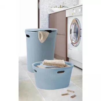 TATAY Cesto de ropa Baobab 40L azul