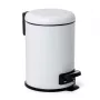 TATAY Cubo con pedal 3L Nordic acero inoxidable/blanco