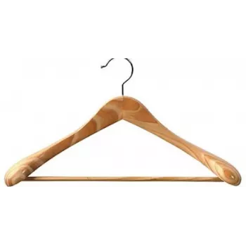 ORDINETT Perchas de madera Luxus 45cm