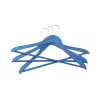 ORDINETT perchas de madera juego de 3 piezas, 44,5 cm, colores surtidos (negro, azul, gris claro, blanco)