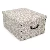 ORDINETT Caja de cartón 49x39x25cm Big Box Goccia surtido, azul/gris claro/burdeos