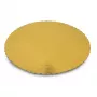 GUARDINI Easy Bake Moldes de papel para tarta dorados 32 cm 2 uds.