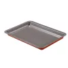 GUARDINI Bandeja de horno Rossana 39,5 x 30 x 2,5 cm bandeja de horno antiadherente de acero al carbono, rectangular