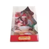 GUARDINI Molde para tarta de árbol de Navidad 20 x 13,7 cm acero al carbono antiadherente gris antracita