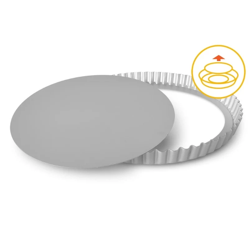GUARDINI Molde profesional para tarta con fondo desmontable Ø25x2,5cm