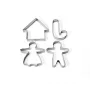 GUARDINI Set de moldes para pan de jengibre con 4 piezas en blíster 28 x 19 x 2 cm