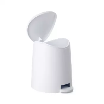 Cubo de pedal de baño TATAY 3L Standard blanco