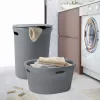 Cesto de ropa TATAY Baobab 40L gris