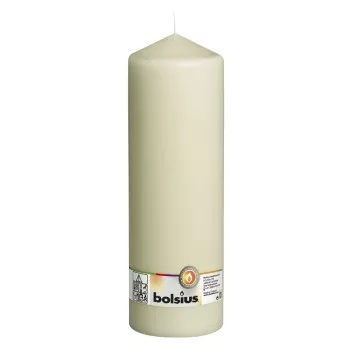 Pantalla de lámpara cilíndrica para vela BOLSIUS Ø300x98mm beige