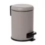 Cubo de pedal TATAY 3L Nordic acero inoxidable/marrón