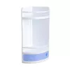 Estante esquinero con cajón TATAY en azul cristal | almacenaje de baño de pared