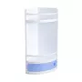 Estante esquinero con cajón TATAY en azul cristal | almacenaje de baño de pared