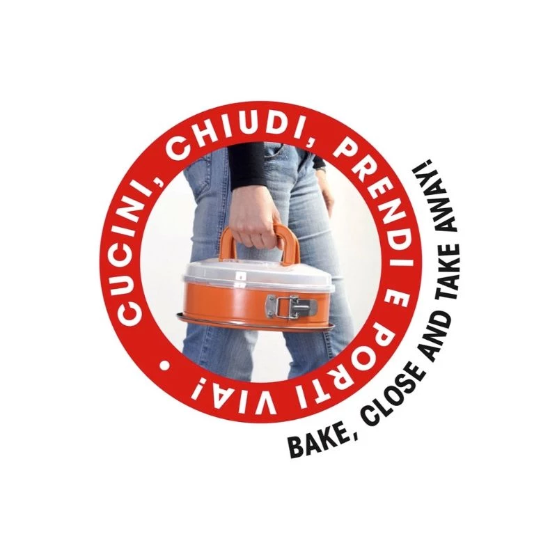 GUARDINI Bake Away fuente rectangular para horno con tapa de transporte 32 x 24 x 4,7 cm
