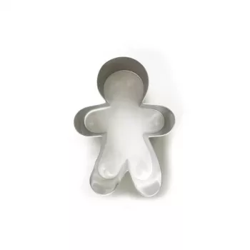 GUARDINI molde para horno hombre de jengibre 20 x 14,7 cm recubrimiento antiadherente acero al carbono