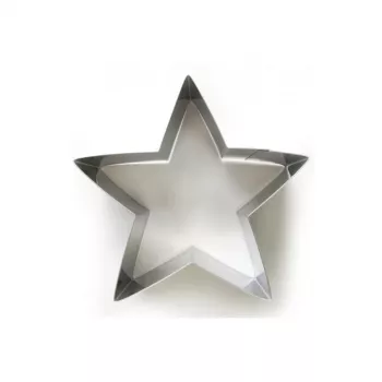 GUARDINI molde para pastel estrella de Navidad 20 x 20 cm molde antiadherente de acero al carbono