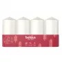 BOLSIUS vela cilíndrica 4 uds. Ø100x48mm blanco