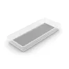 KIS Box Sistemo organizador 8, 37,5 x 15 x 5 cm, transparente/gris claro