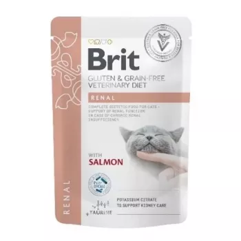 BRIT VD Renal Cat Pouch - alimento húmedo para gatos - 12x85g