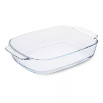 GUARDINI fuente de horno de vidrio rectangular vidrio borosilicato 34x22,5x6 cm / 2,7 L