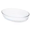 GUARDINI molde ovalado de vidrio borosilicato 35x24x7 cm 3L
