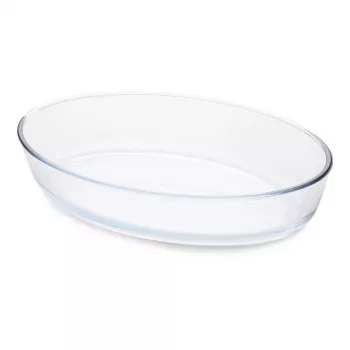 GUARDINI molde ovalado de vidrio borosilicato 35x24x7 cm 3L