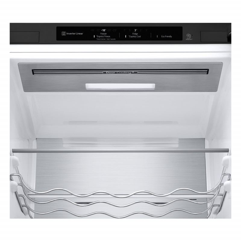 LG GBB92MCBAP combi frigorífico-congelador de libre instalación, 384 L, Total No Frost, negro mate