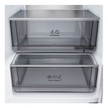 LG GBBS525APY frigorífico con congelador inferior, 375 L Total No Frost, plata