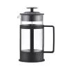 ASI COLLECTION Coffee Press GULFI M 600ml French Press, vidrio borosilicato, negro/plata